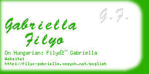 gabriella filyo business card